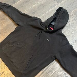 Supreme Black Sweatshirt Classic Hoodie
